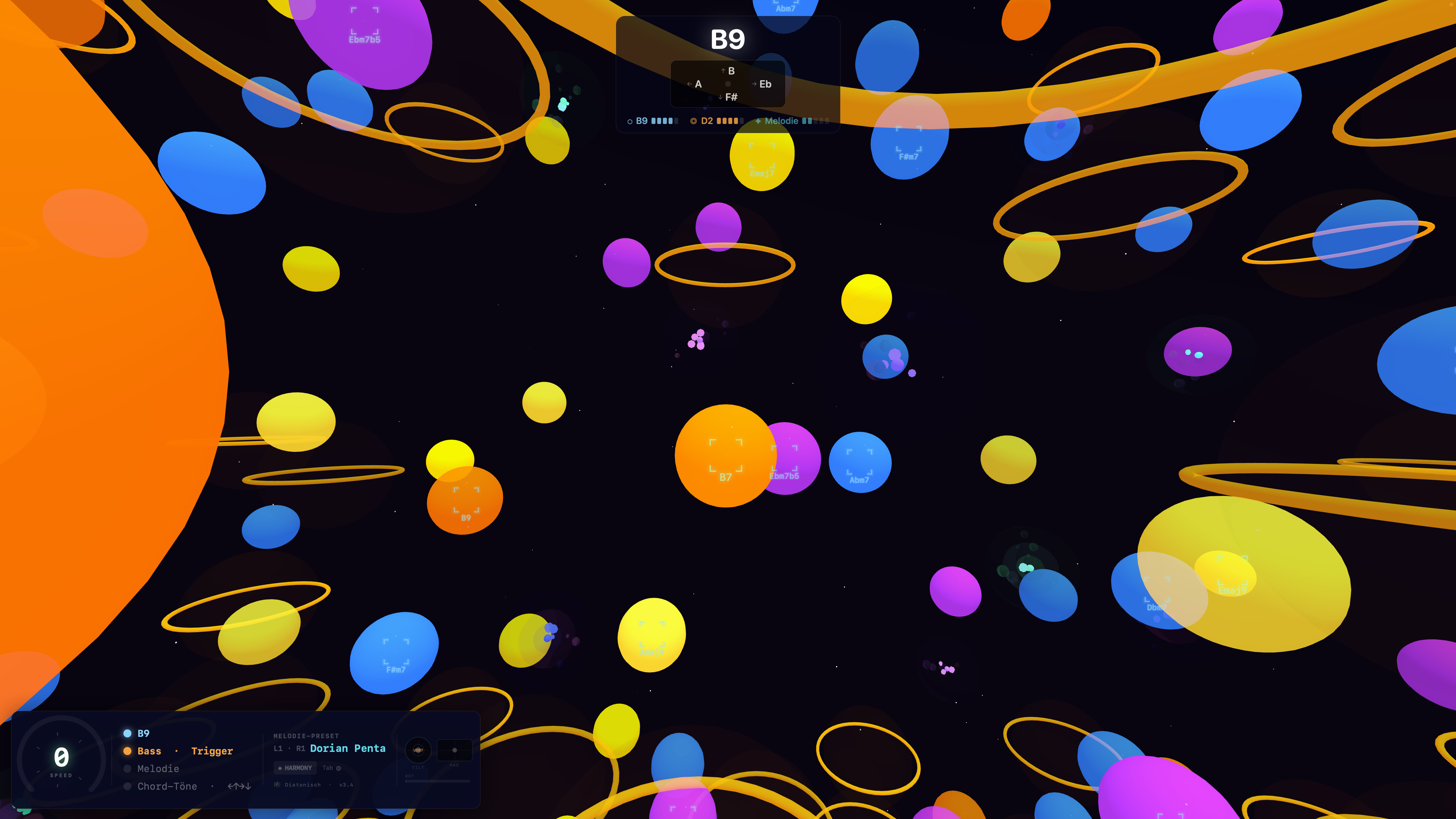 HarmonyEngine3D – Netzwerk-Ansicht