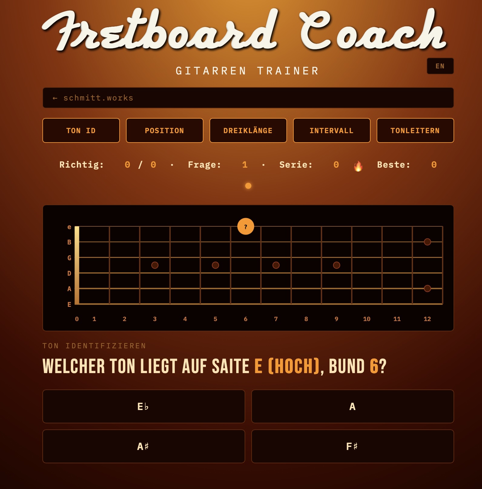 Fretboard Coach Screenshot
